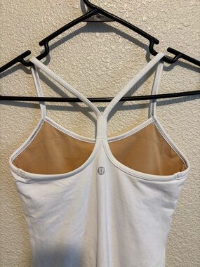 Lululemon Power Y Tank White Size 4